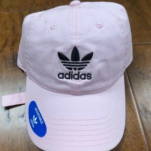 Icey Pink/Black Adidas Hat